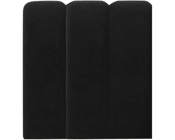 TOV Furniture Palani Wings – Queen or King (Set of 2) – Black Velvet (CL1A) – CLEARANCE SALE