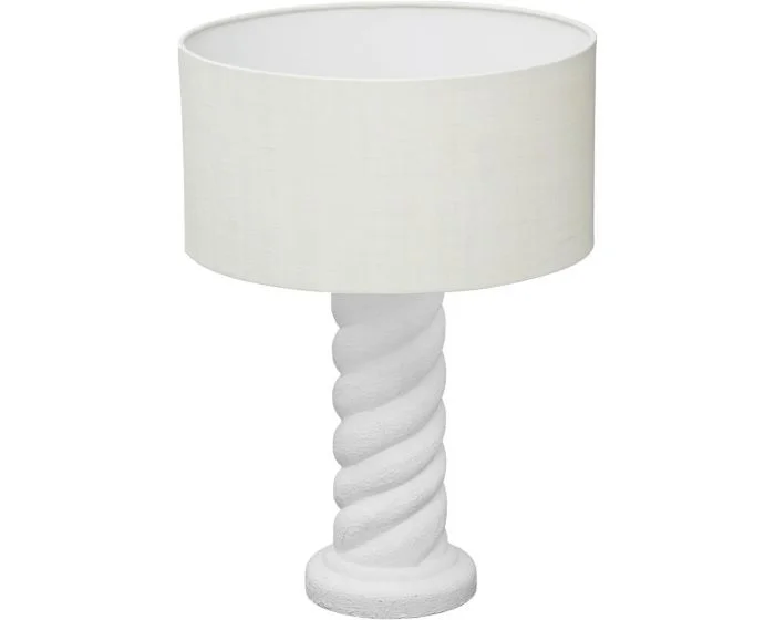 TOV Furniture Rapunzel Table Lamp – White and Cream (Dropshippable)