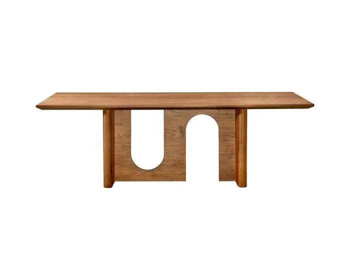 TOV Furniture Satra Rectangular Dining Table – Walnut