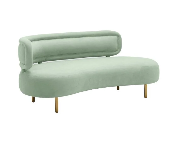 TOV Furniture Tischa Sofa – Mint Green Velvet