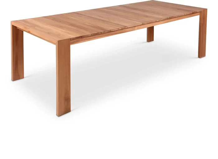 Tulum – Teak Outdoor Patio Dining Table – Natural