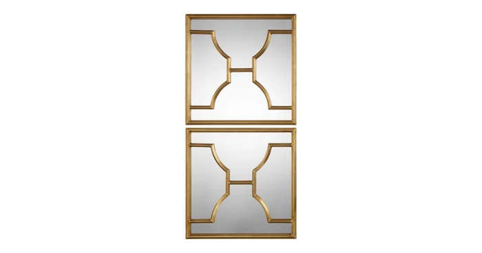 Uttermost Misa 24″ W x 24″ H Square Framed Bathroom Wall Mirror