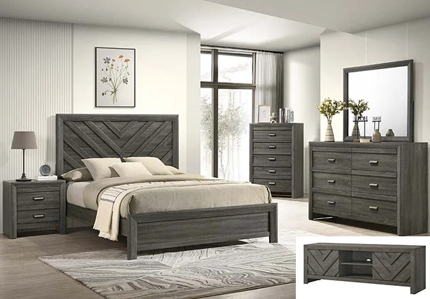Valor Bedroom Set-Grey