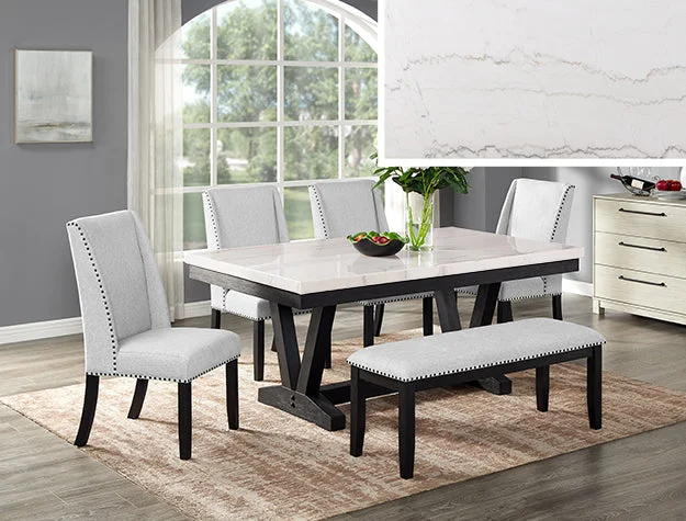 Varley Genuine Marble Dining Sets