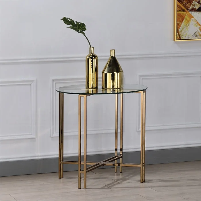 Veises 23″Dia Round End Table