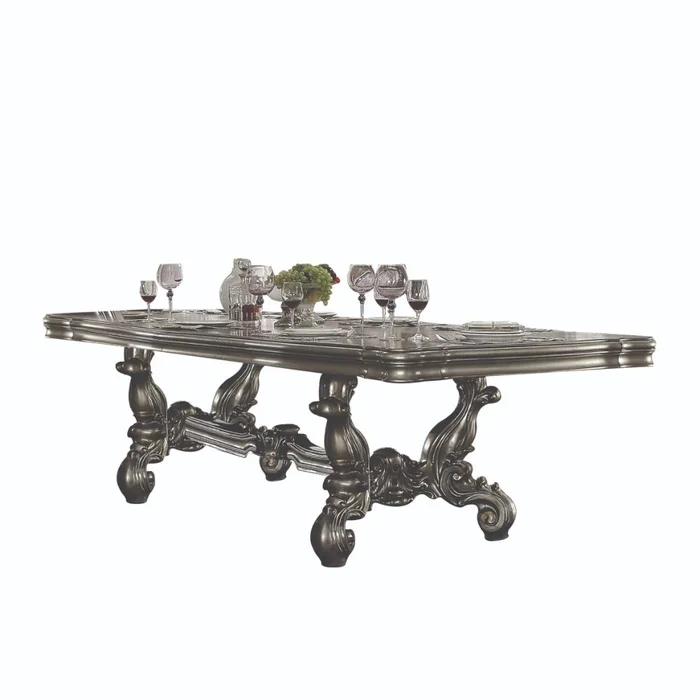 Versailles 136″L Extendable Rectangular Dining Table