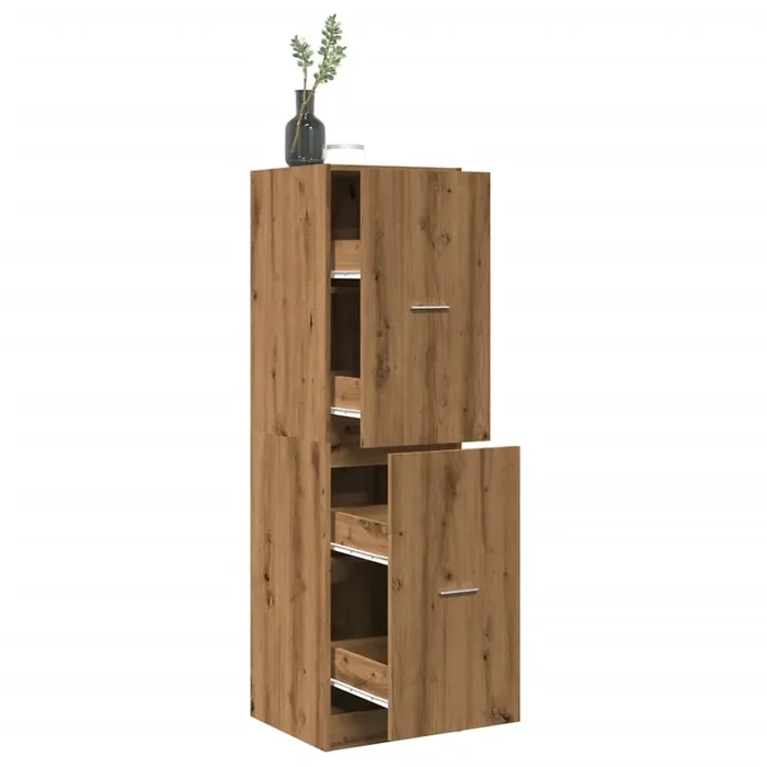 vidaXL Apothecary Cabinet Artisian Oak 40x41x144.5 cm Engineered Wood