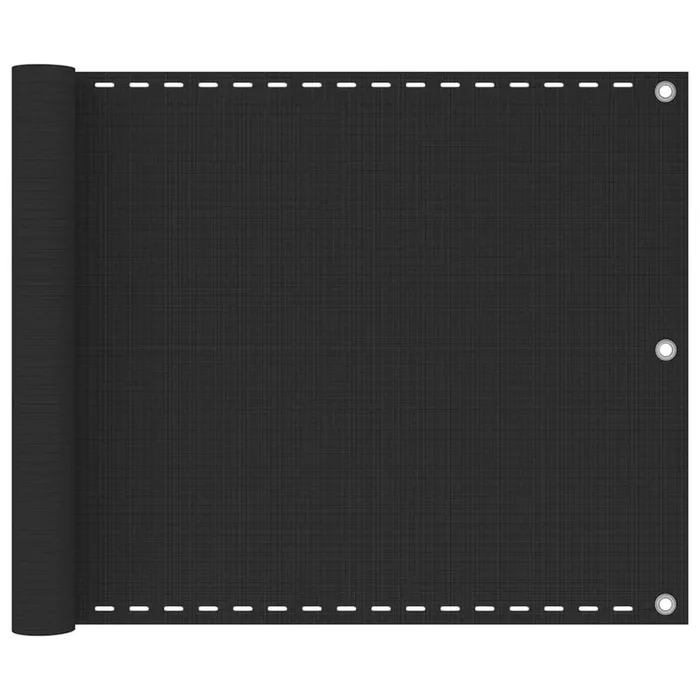 vidaXL Balcony Screen HDPE 75×500 cm Anthracite