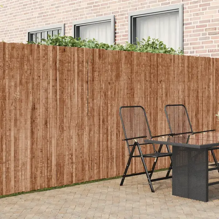 vidaXL Bark Fence 600×125 cm