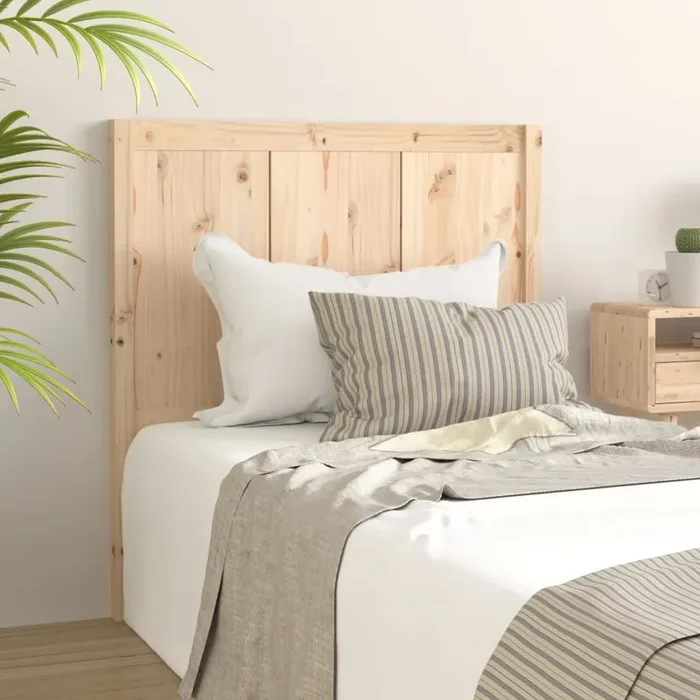 vidaXL Bed Headboard 105.5x4x100 cm Solid Pine Wood