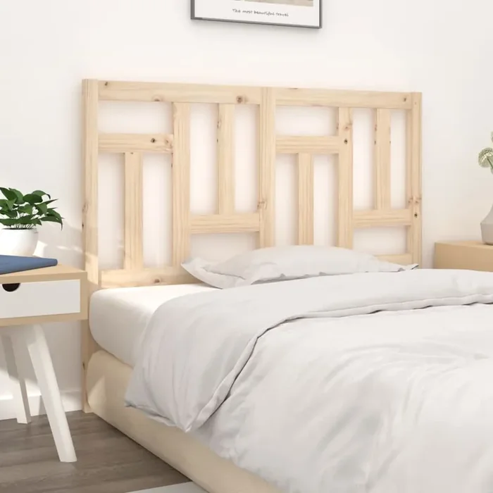 vidaXL Bed Headboard 165.5x4x100 cm Solid Wood Pine