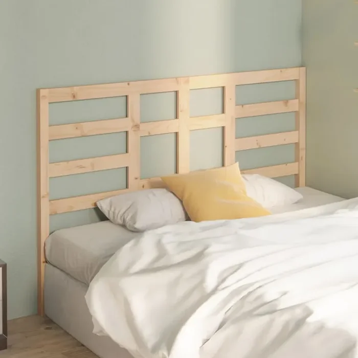 vidaXL Bed Headboard 166x4x104 cm Solid Wood Pine
