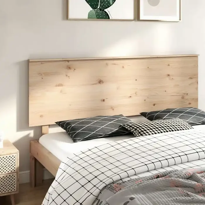 vidaXL Bed Headboard 184x6x82.5 cm Solid Wood Pine