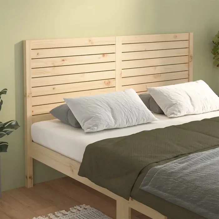 vidaXL Bed Headboard 206x4x100 cm Solid Wood Pine
