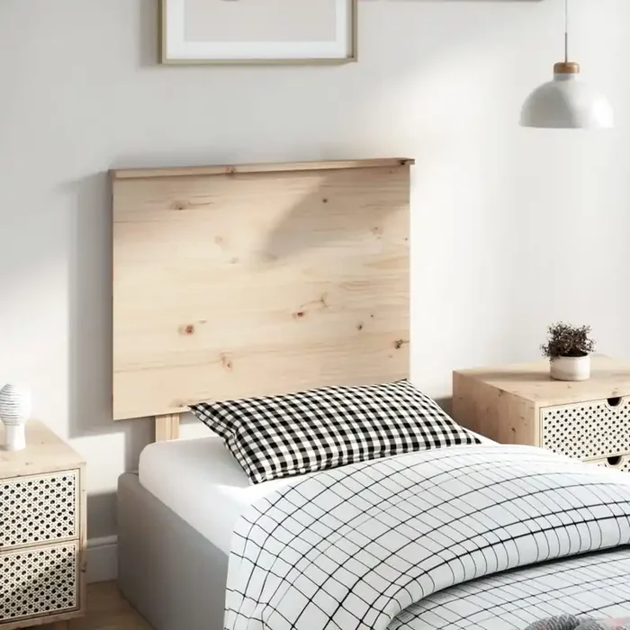 vidaXL Bed Headboard 79x6x82.5 cm Solid Wood Pine