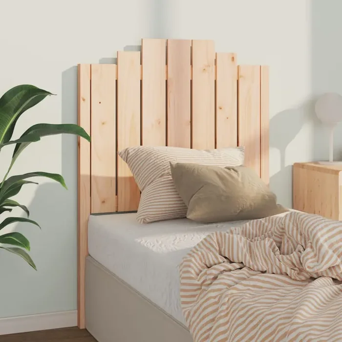 vidaXL Bed Headboard 81x4x110 cm Solid Wood Pine