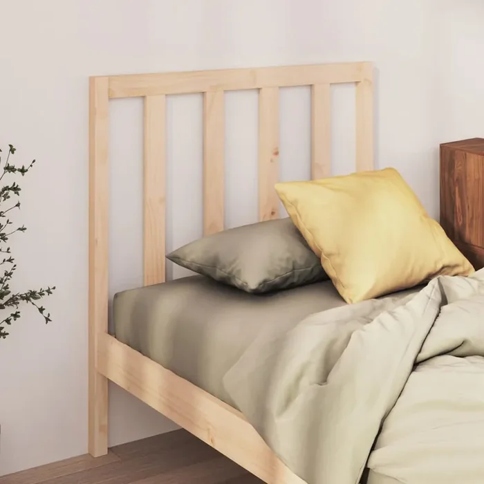 vidaXL Bed Headboard 95x4x100 cm Solid Wood Pine