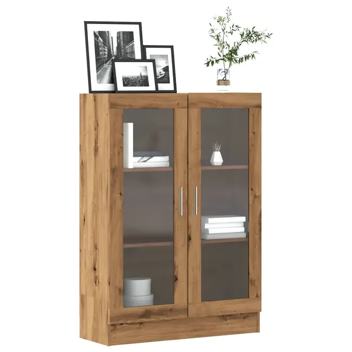 vidaXL Book Cabinet Artisan Oak 82.5×30.5×115 cm Engineered Wood