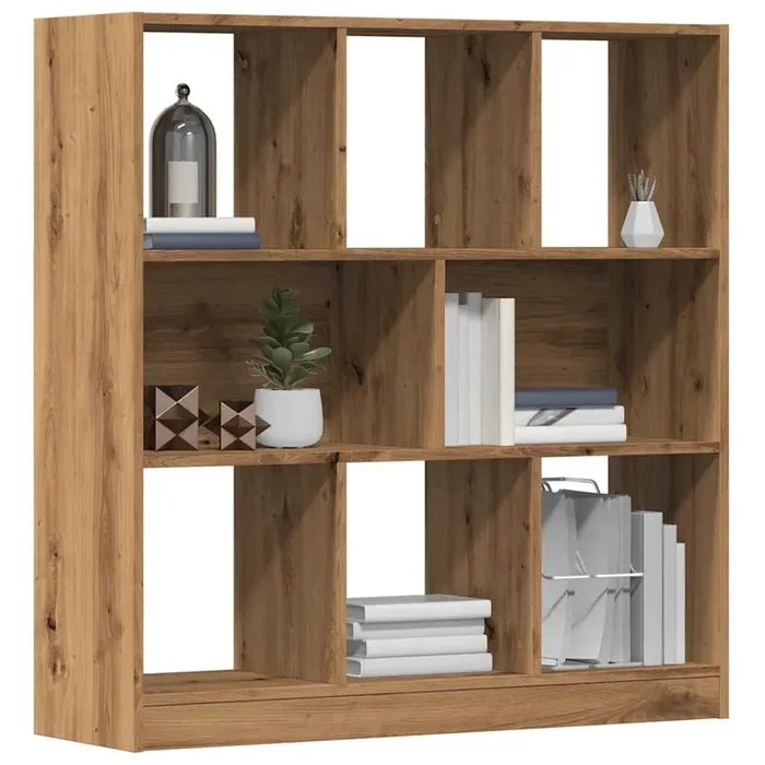 vidaXL Book Cabinet Artisan Oak 97.5×29.5×100 cm Engineered Wood