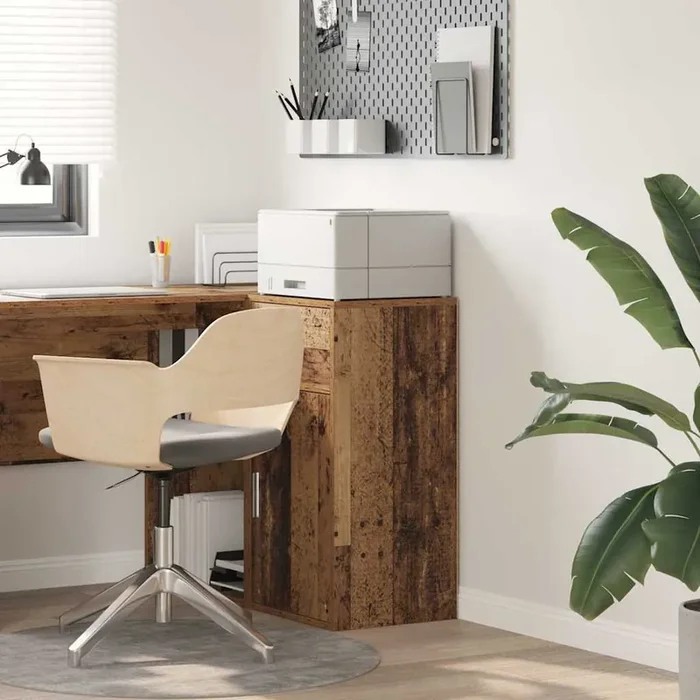 vidaXL Brown Storage Cabinet Old wood Engineered wood Medium Storage