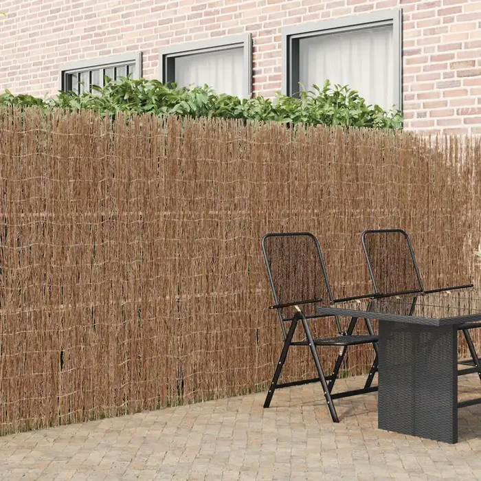 vidaXL Brushwood Fence 400×180 cm