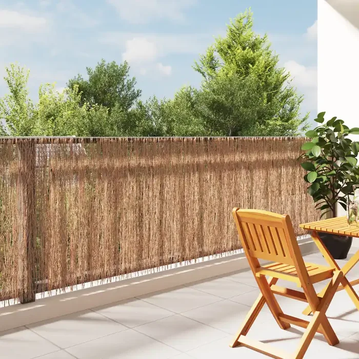 vidaXL Brushwood Fence 600×125 cm