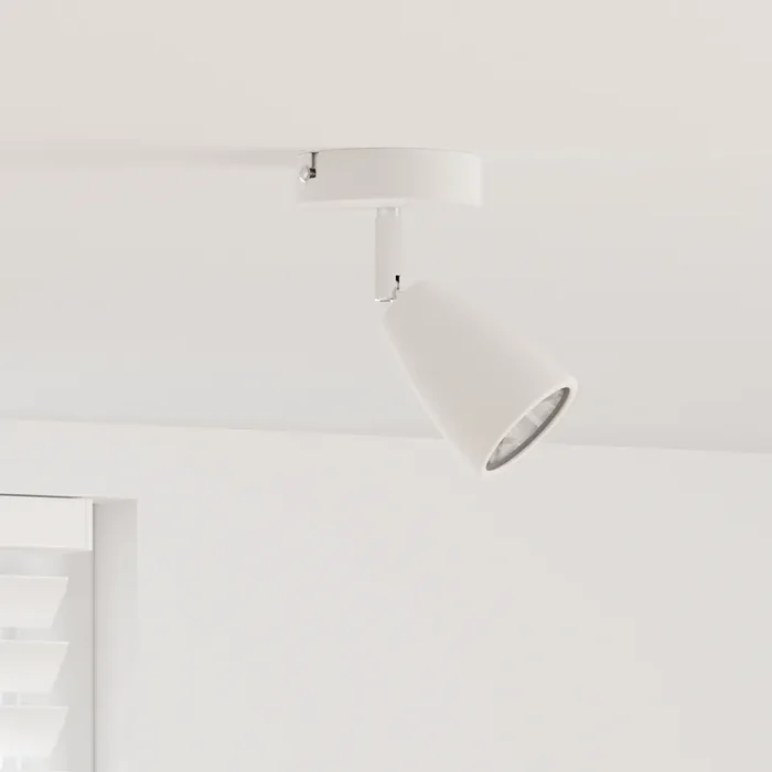 vidaXL Ceiling Spotlight 1 Way Adjustable White GU10