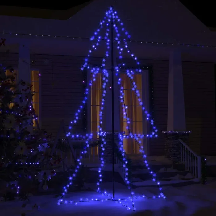 vidaXL Christmas Cone Tree 300 LEDs Indoor and Outdoor 120×220 cm