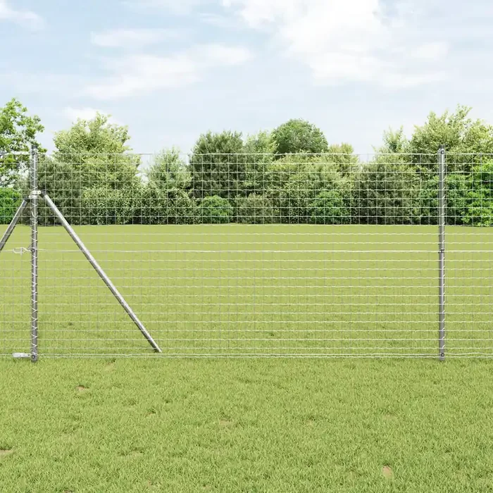 vidaXL Euro Fence 1.2×10 m Galvanised Steel