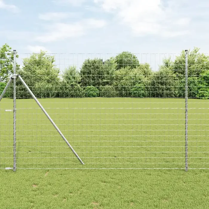 vidaXL Euro Fence 1.6×10 m Galvanised Steel