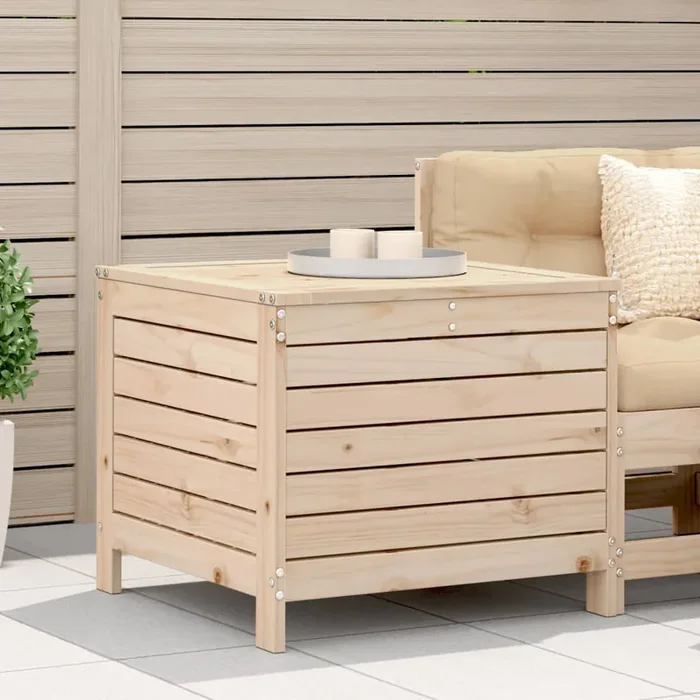 vidaXL Garden Footstool 62×63.5×53.5 cm Solid Wood Pine