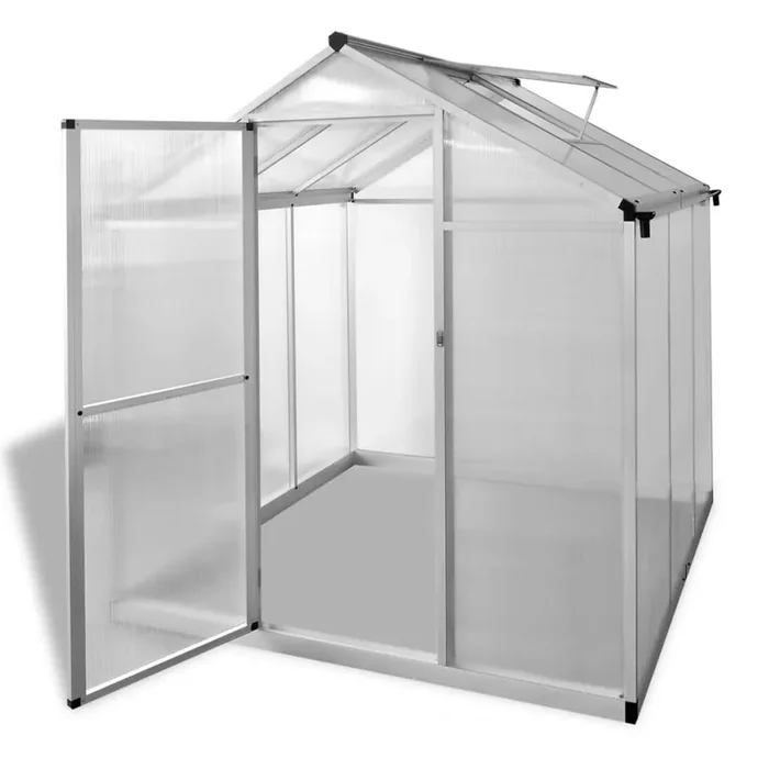 vidaXL Greenhouse Reinforced Aluminium 3.46 m²
