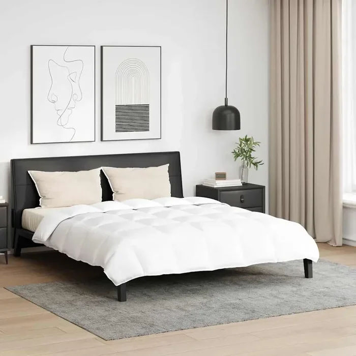 vidaXL Other with Pillow 3 pcs White 240 x 220 cm Down