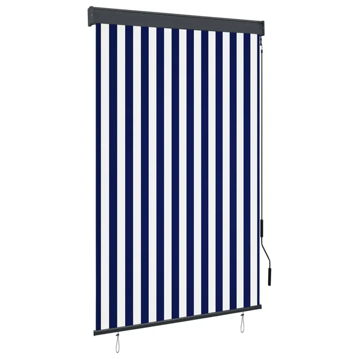 vidaXL Outdoor Roller Blind 120×250 cm Blue and White