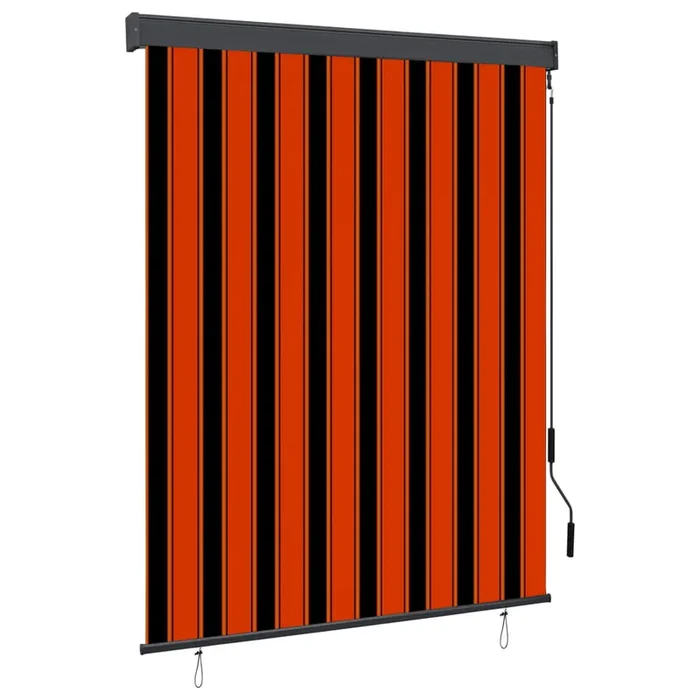 vidaXL Outdoor Roller Blind 140×250 cm Orange and Brown