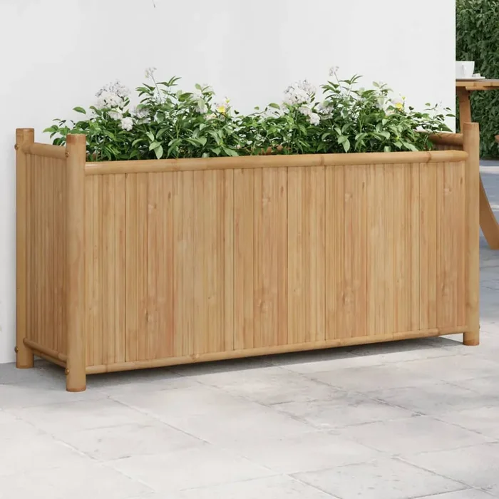 vidaXL Planter 100x30x50 cm Bamboo