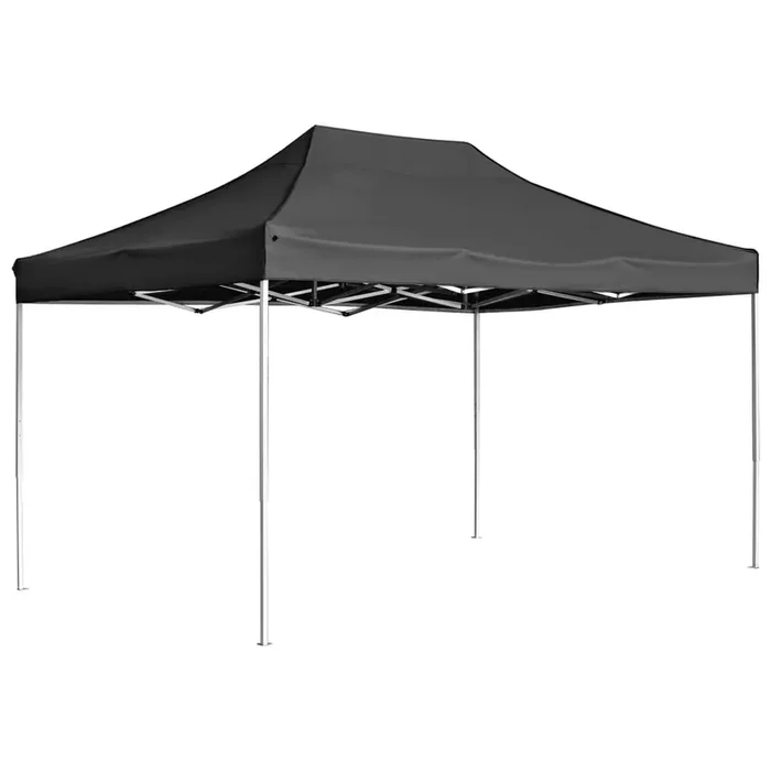 vidaXL Professional Folding Party Tent Aluminium 4.5×3 m Anthracite