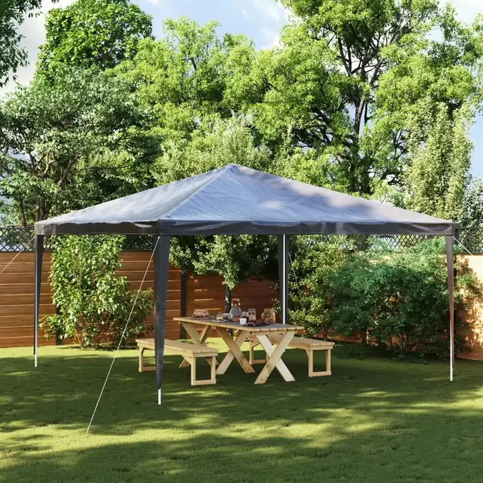 vidaXL Professional Party Tent 4×4 m Anthracite 90 g/m²