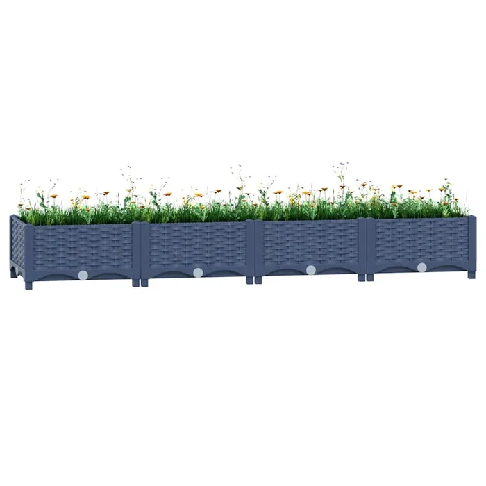 vidaXL Raised Bed 160x40x23 cm Polypropylene