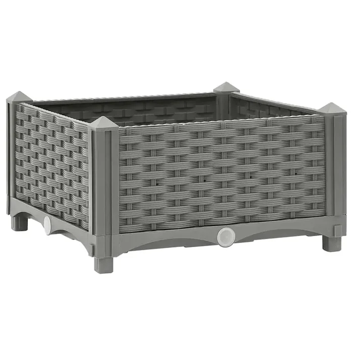 vidaXL Raised Bed 40x40x23 cm Polypropylene