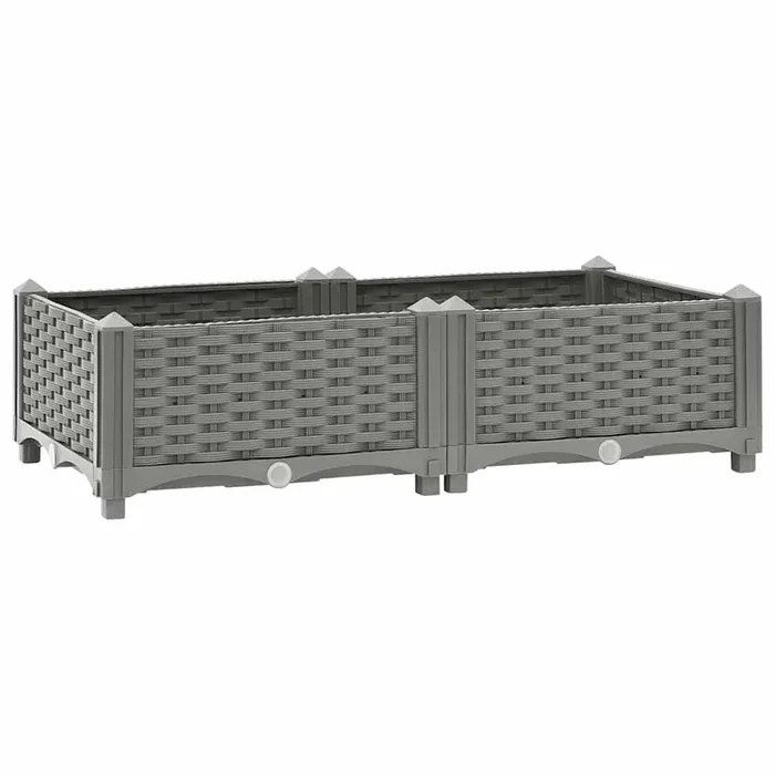 vidaXL Raised Bed 80x40x23 cm Polypropylene
