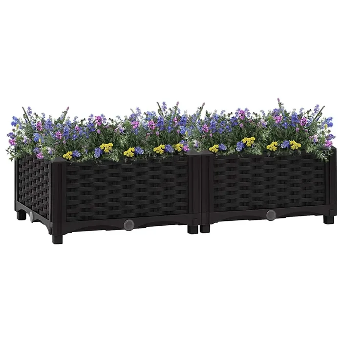 vidaXL Raised Bed 80x40x23 cm Polypropylene