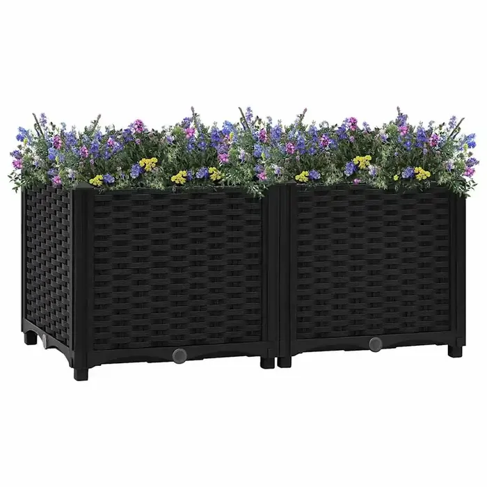 vidaXL Raised Bed 80x40x38 cm Polypropylene
