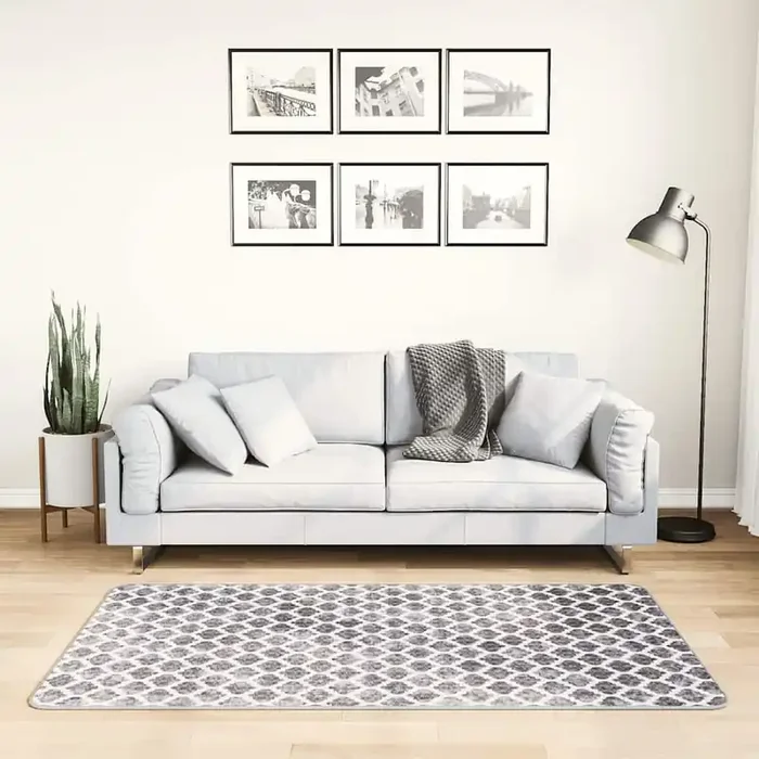 vidaXL Rug Washable 80×150 cm Multicolour Anti Slip