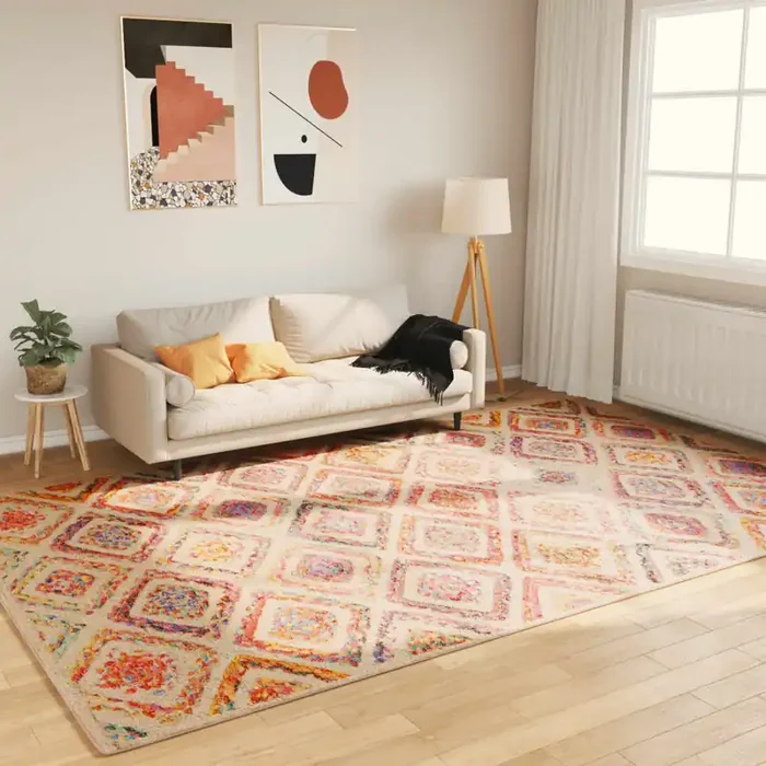 vidaXL Rug Washable Multicolour 190×300 cm Anti Slip