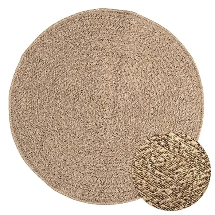 vidaXL Rug ZIZUR 90 cm Jute Look Indoor and Outdoor