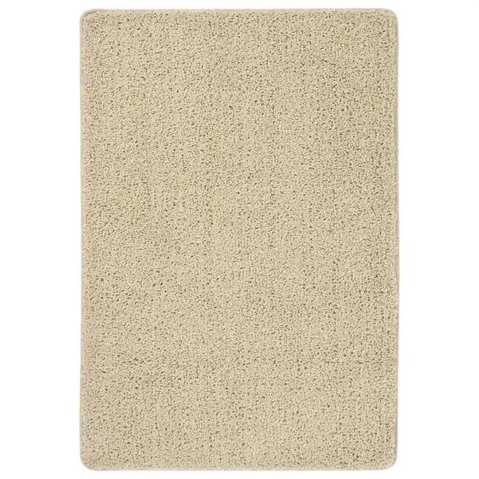 vidaXL Shaggy Rug Cream 160×230 cm Anti Slip