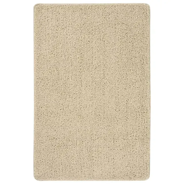 vidaXL Shaggy Rug Cream 200×290 cm Anti Slip