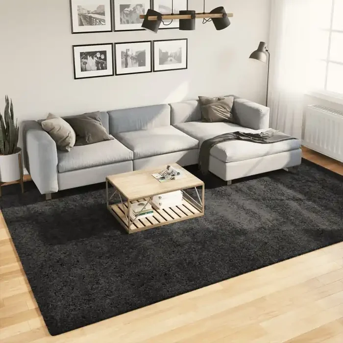 vidaXL Shaggy Rug PAMPLONA High Pile Modern Anthracite 240×340 cm