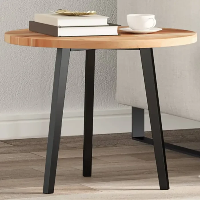 vidaXL Table Top Round Ø50×2 cm Solid Wood Acacia